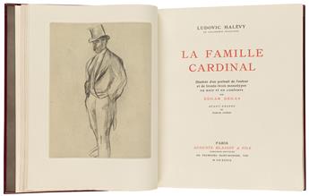 (DEGAS, EDGAR.) Halévy, Ludovic. La Famille Cardinal.